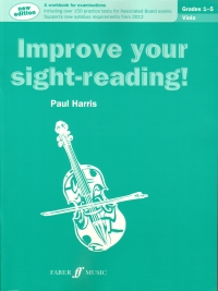 Improve Your Sight Reading Viola Grades 1-5 Sheet Music Songbook