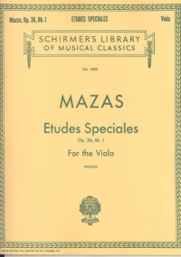 Mazas Studies Book 1 Op36 Viola Sheet Music Songbook