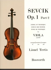 Sevcik Op1 School Of Viola Technic Part 2 Sheet Music Songbook