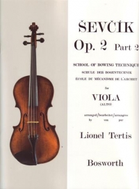 Sevcik Op2 School Of Bowing Technique Part 2 Viola Sheet Music Songbook