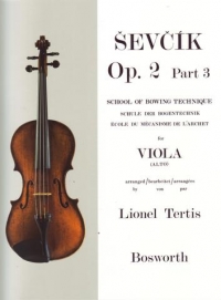 Sevcik Op2 School Of Bowing Technique Part 3 Viola Sheet Music Songbook