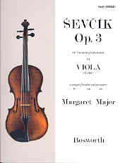Sevcik Op3 40 Variations Viola Sheet Music Songbook
