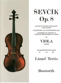 Sevcik Op8 Position Changing/scale Exercise Viola Sheet Music Songbook