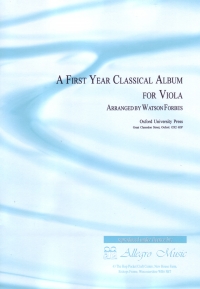 First Year Classical Album (forbes) Viola Sheet Music Songbook