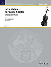 Old Masters For Young Players Viola Sheet Music Songbook