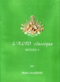 Lalto Classique Vol A Classens Viola Sheet Music Songbook