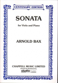 Bax Sonata Viola & Piano Sheet Music Songbook