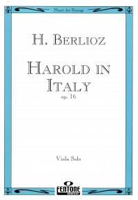 Berlioz Harold In Italy Op16 Viola Sheet Music Songbook