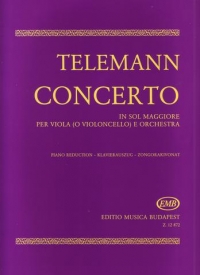 Telemann Concerto G Viola Sheet Music Songbook