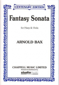 Bax Fantasy Sonata Viola & Harp Sheet Music Songbook
