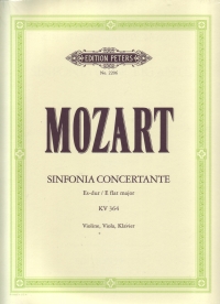 Mozart Sinfonia Concertante K364 Sheet Music Songbook