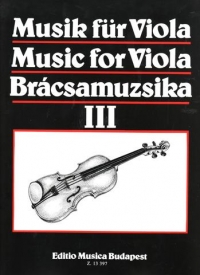 Music For Viola Book 3 Sheet Music Songbook