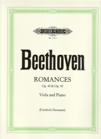 Beethoven Romances Viola Sheet Music Songbook