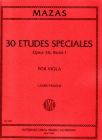 Mazas Studies Book 1 Op36 Etudes Special Viola Sheet Music Songbook