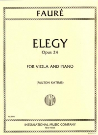 Faure Elegy Op24 (katims) Viola Sheet Music Songbook