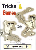 Goddard Tricks & Games Viola Duets Sheet Music Songbook