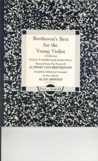 Beethovens Best For The Young Violist Viola Sheet Music Songbook