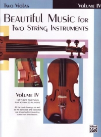 Beautiful Music For Two String Insts Vol 4 Viola Sheet Music Songbook