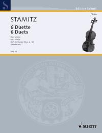 Stamitz 6 Duets Vol 2 4-6 Viola Sheet Music Songbook