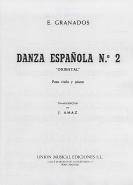 Granados Danza Espanola No 2 Oriental Viola Sheet Music Songbook