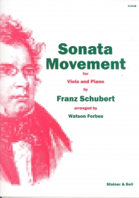 Schubert Sonata Movement String Trio Bb D471 Viola Sheet Music Songbook