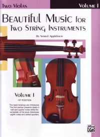 Beautiful Music For Two String Insts Vol 1 Viola Sheet Music Songbook