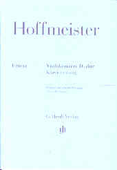 Hoffmeister Viola Concerto Dmaj Viola & Piano Sheet Music Songbook