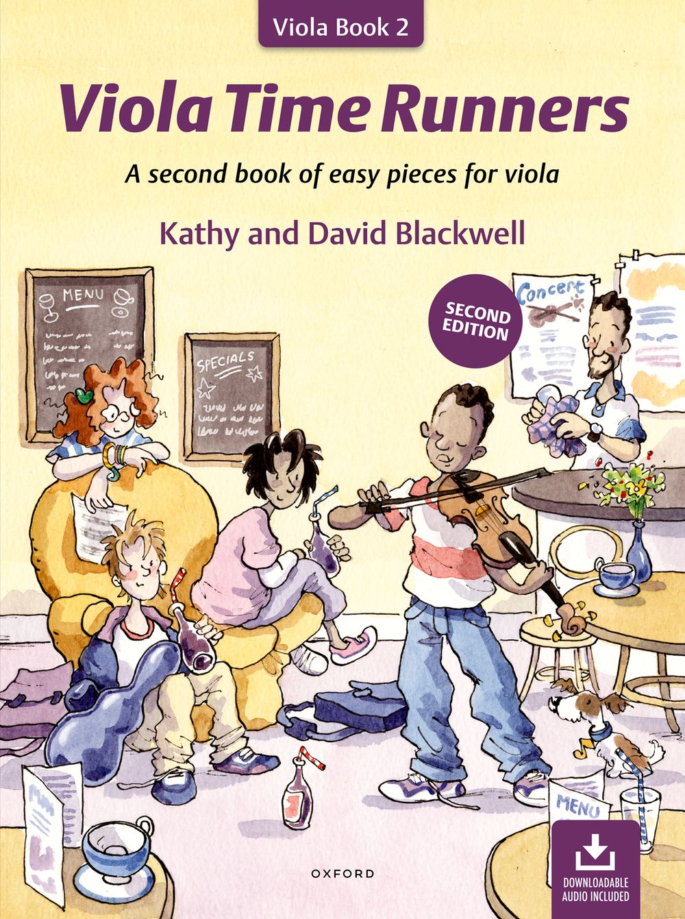 Viola Time Runners Blackwell 2nd Book + Online Sheet Music Songbook