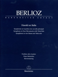 Berlioz Harold In Italy Viola & Piano Sheet Music Songbook