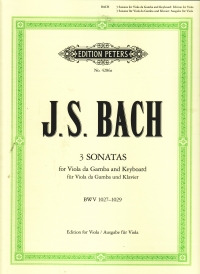 Bach Sonatas Viola Da Gamba Forbes Viola Sheet Music Songbook