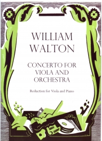Walton Viola Concerto 2002 Edition Viola &piano Sheet Music Songbook