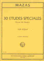 Mazas Etude Speciales Op36 Book 1 Viola Sheet Music Songbook