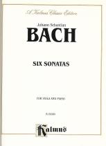 Bach Sonatas (6) Viola & Piano Sheet Music Songbook