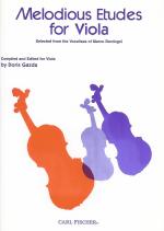 Melodious Etudes Bordogni/gazda Viola Sheet Music Songbook