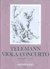 Telemann Viola Concerto Viola & Piano Sheet Music Songbook