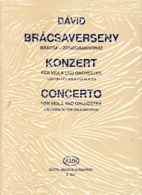 David Concerto For Viola Viola & Piano Sheet Music Songbook