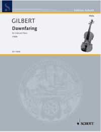 Gilbert Dawnfaring Viola & Piano Sheet Music Songbook