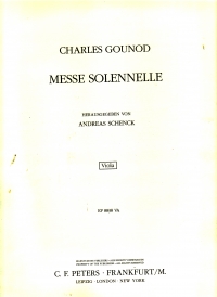 Gounod St Cecelia Mass Viola Sheet Music Songbook