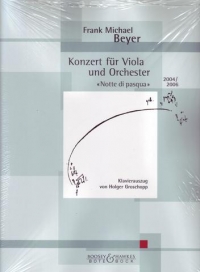 Beyer Notte Di Pasqua Viola & Piano Sheet Music Songbook