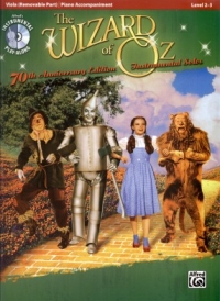 Wizard Of Oz 70th Anniversary Viola & Piano + Cd Sheet Music Songbook