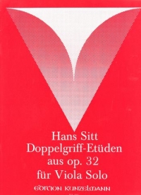 Sitt 20 Etudes From Op32 Double Stopping Viola Sheet Music Songbook