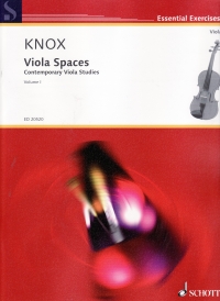 Knox Viola Spaces Contemporary Studies Sheet Music Songbook