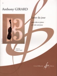 Girard Lever Du Jour Viola & Piano Sheet Music Songbook