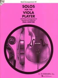 Solos For The Viola Player Doktor Book & Audio Sheet Music Songbook