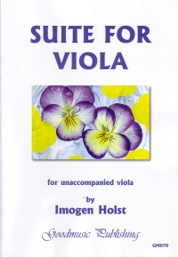 Holst Suite For Unaccompanied Viola Sheet Music Songbook