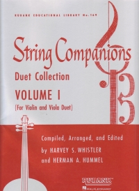 String Companions Vol 1 Viola & Violin Duets Sheet Music Songbook
