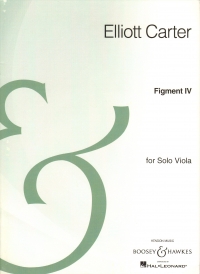 Carter Figment Iv Solo Viola Sheet Music Songbook