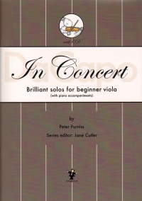 In Concert Brilliant Solos For Beginner Viola + Cd Sheet Music Songbook
