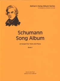 Schumann Song Album Book 1 Viola & Piano Connell Sheet Music Songbook