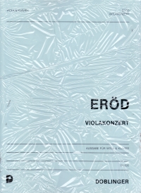 Eroed Concerto Op 30 Viola And Piano Sheet Music Songbook